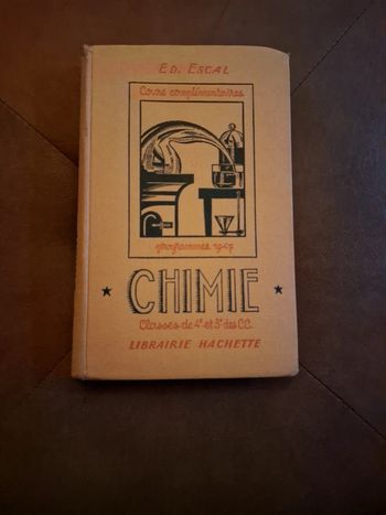 Chimie programme de 1947