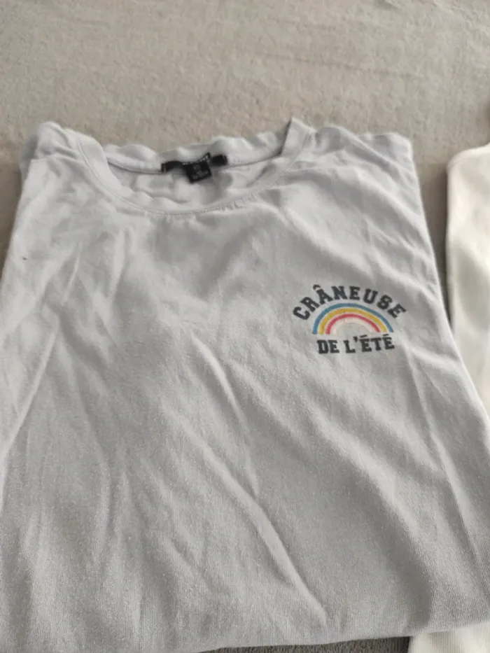 Lot 3 tee-shirts taille XS - photo numéro 3