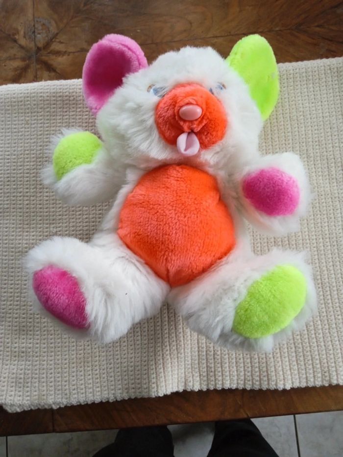 Peluche Ours multicolore - photo numéro 2