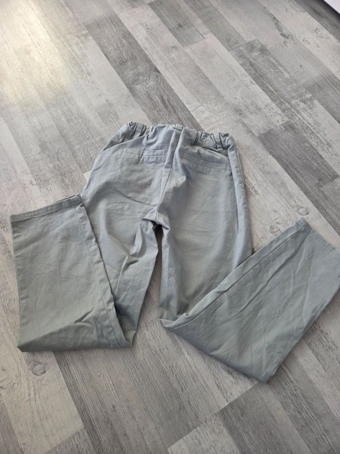 Pantalon habillé vert amande - photo numéro 3