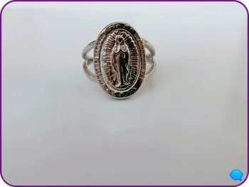 Bague Dieu  en acier inoxydable