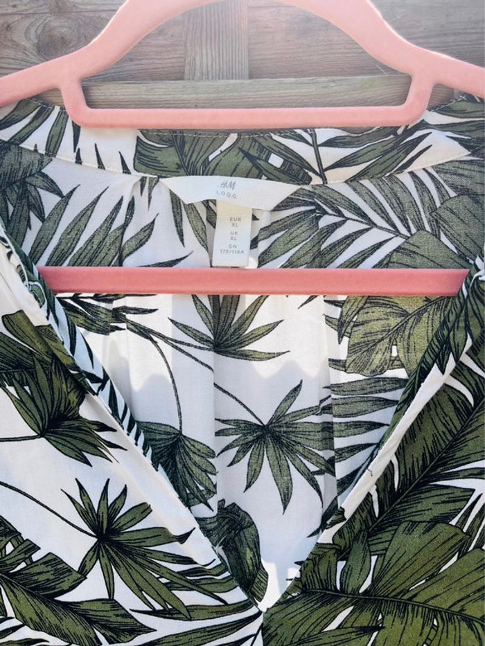 Robe à motifs feuilles - Taille XL - photo numéro 5