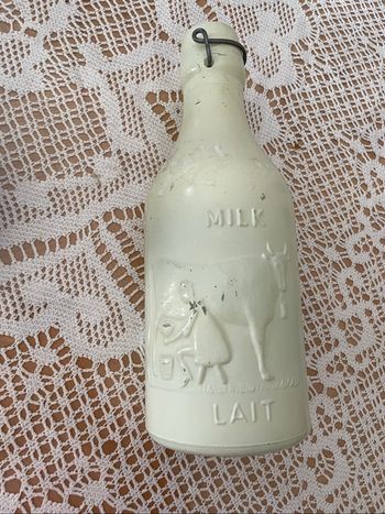 Bouteille de lait deco