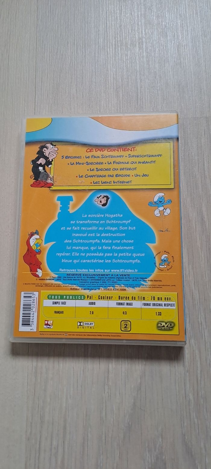 DVD les schtroumpfs - photo numéro 2