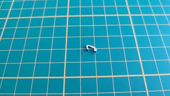 Poignée capot pièce détachée miniature 1/18 Solido Citroën traction type 11 B 1938 #C27