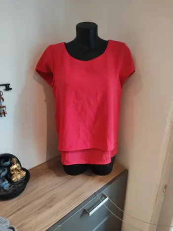 T-shirt taille 42 camaïeu fushia