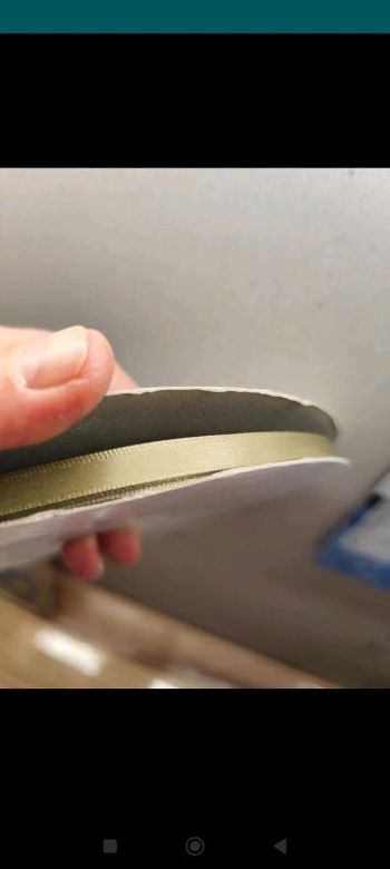 Ruban satin vert anis