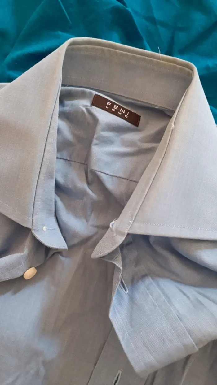 Camicia uomo Feni azzurra - photo numéro 6