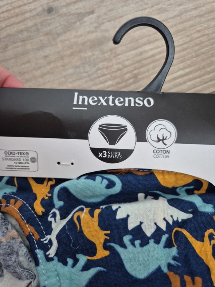 Lot de 3 slips coton 10 ans neufs - photo numéro 2