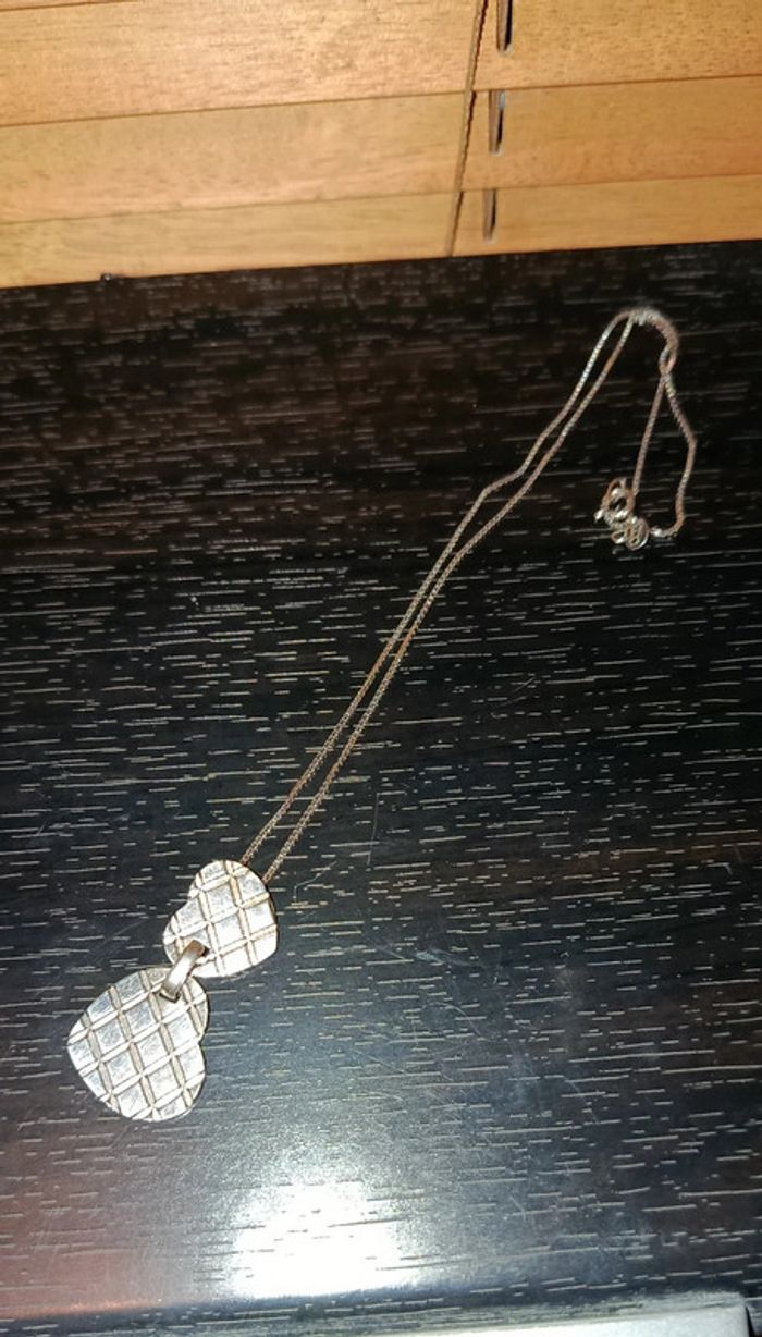 Collier argent neuf - photo numéro 2