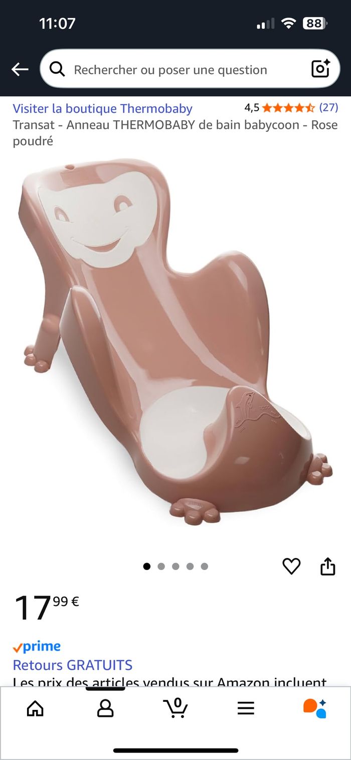Transat de bain