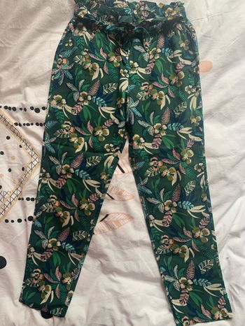 Pantalon fleuris fluide