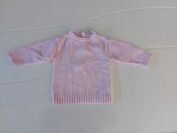 Pull rose obaibi 12 mois