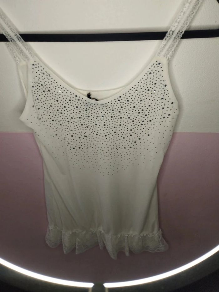 Débardeur crème Molly Bracken taille S - photo numéro 4