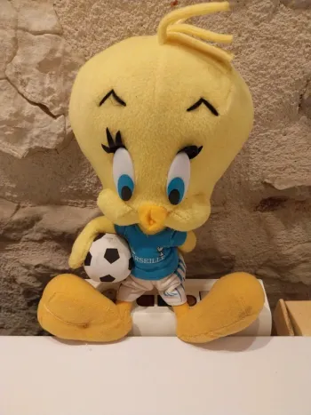 Peluche titi olympique de Marseille en tres bon etat