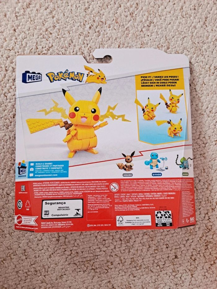 Coffret pokemon Pikachu Mega Construx 211 Livraion garantie avant Noël sous 48h🤶 - photo numéro 3
