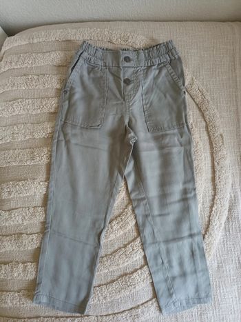 Pantalon fluide gris United Colors of Benetton 6 / 7 ans