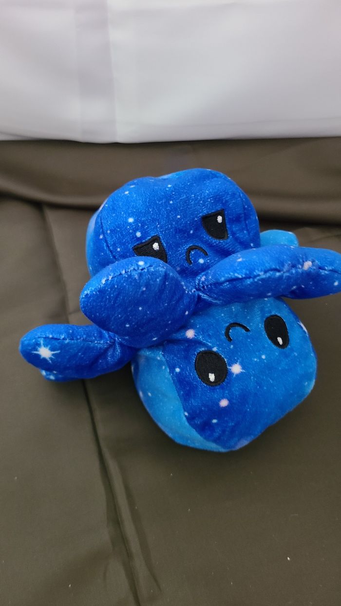 Peluche Pieuvre Humeur Bleutée