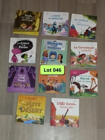 Lot de 11 livres illustrés pour les petits jeunes L046