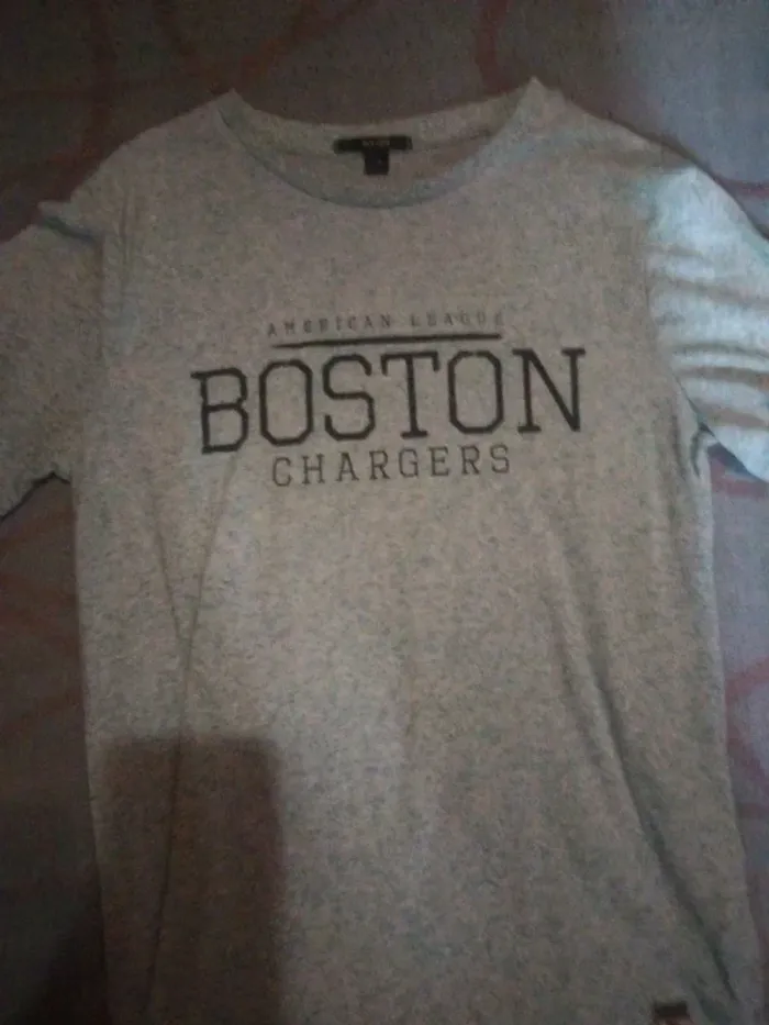 T-shirt Boston vert Kiabi