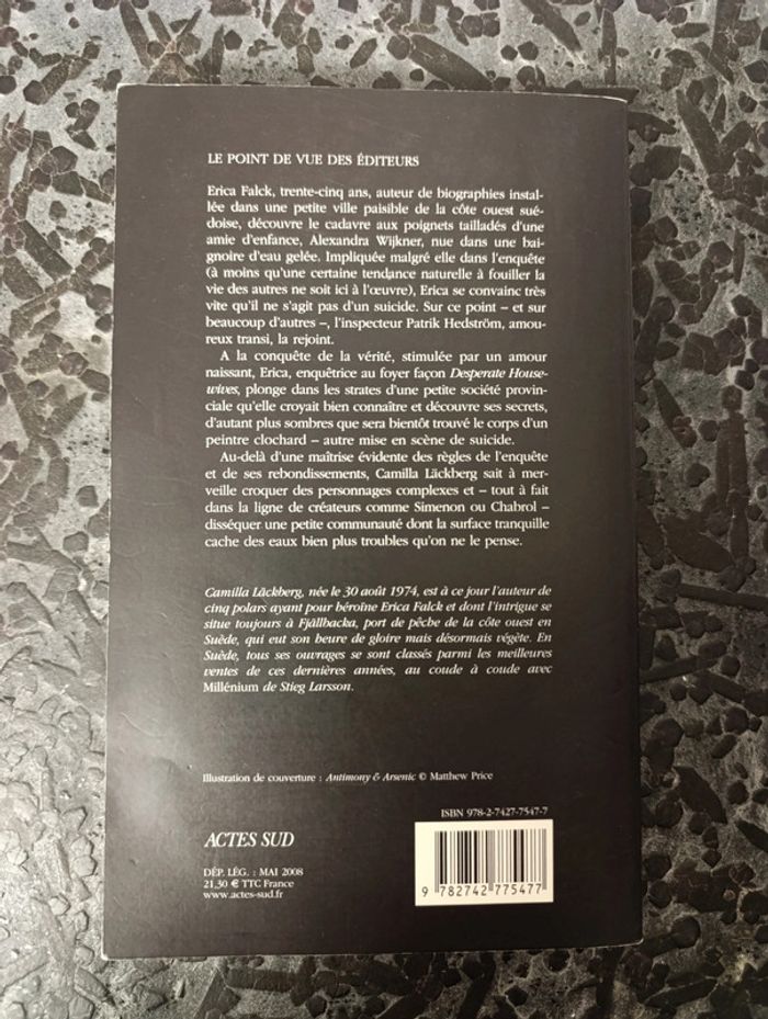 Livres Camilla Lackberg - photo numéro 3