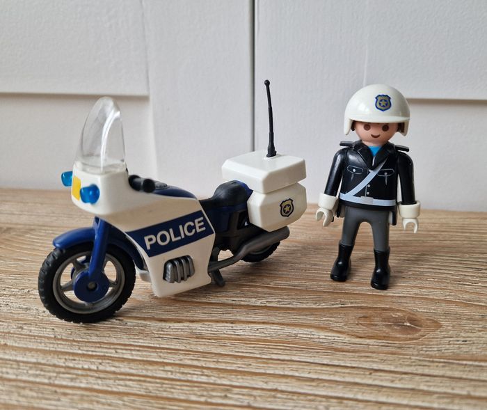 Playmobil 3986 Motard de police vintage