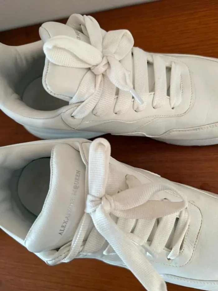 Baskets blanches Alexander McQueen - photo numéro 5