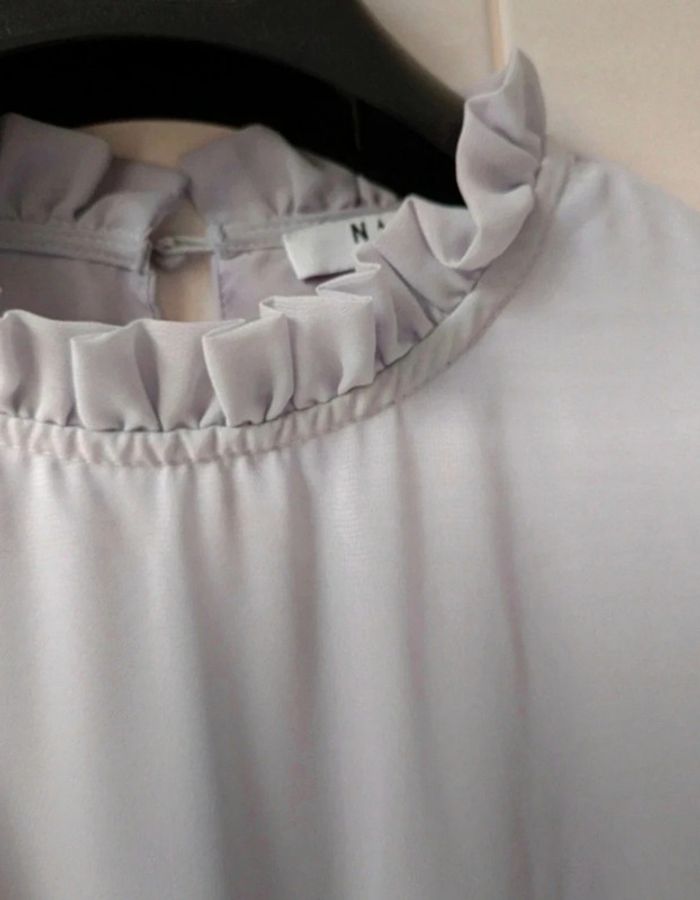 Superbe robe babydoll, couleur lila pastel, t.36 - photo numéro 3