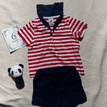 Tenue petit bateau 6 mois 67 cm