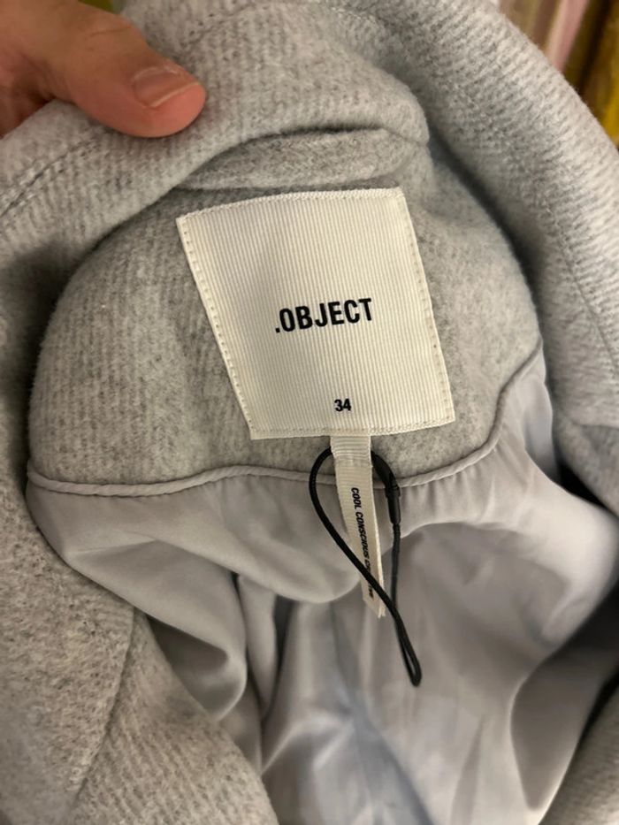 Manteau classique object taille XS gris - photo numéro 4