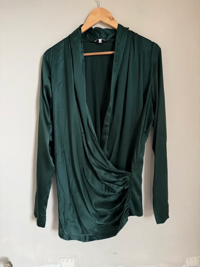 Blouse Parosh vert sapin