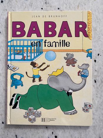 Livre Babar en famille