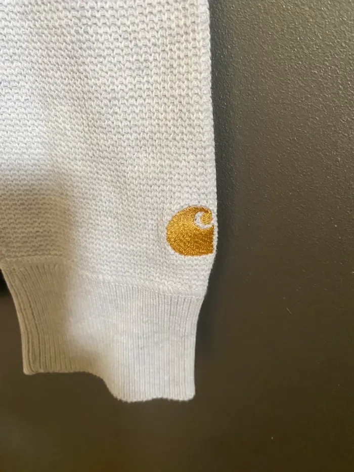 Pull Carhartt Maille crème - photo numéro 2
