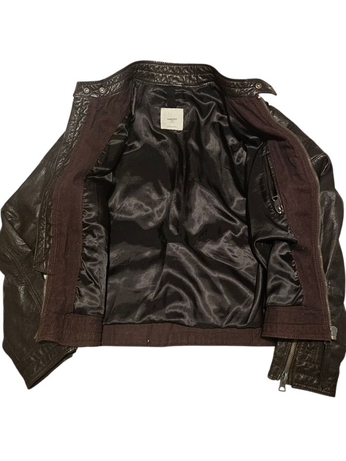 Veste en cuir Mango - photo numéro 3