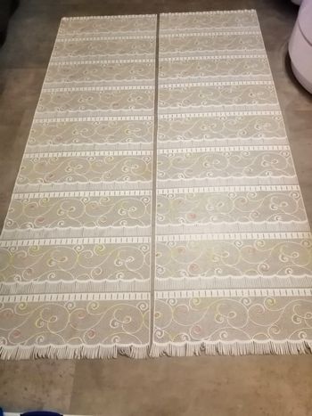 paire de rideaux voile