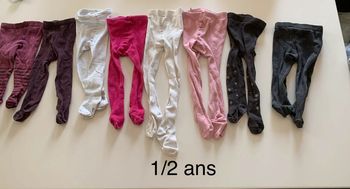 Lot collants 1/2 ans