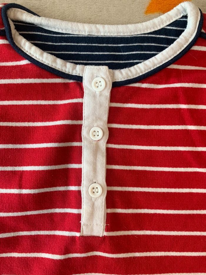 Robe Terre de Marins Marinière Rouge et Blanche 3A - photo numéro 3