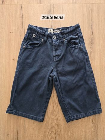 Bermuda bleu marine - Taille 8ans