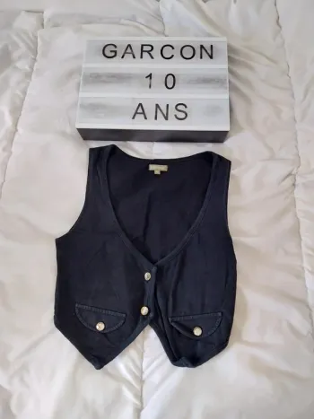 Gilet barman garçon 10 ans In Entenso