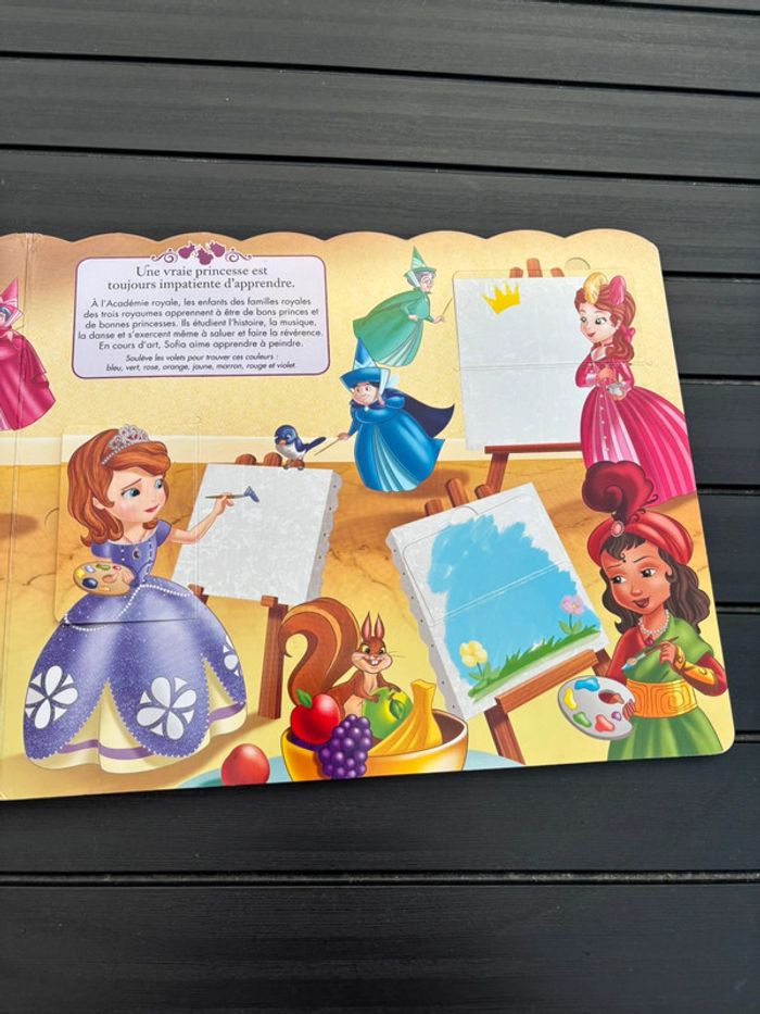 🌺Livre à volets Disney princesse Sofia Les leçons royale🌺 - photo numéro 3