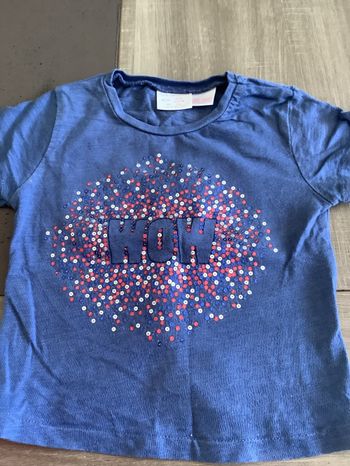 T-shirt manche courte taille 12 mois