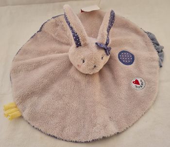 Doudou rond plat lapin- Terre de marins