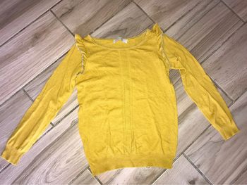 Pull moutarde XS promod