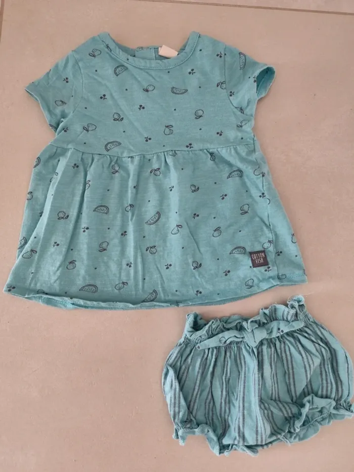 Ensemble robe et bloomer