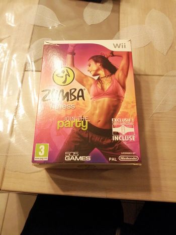 Coffret jeu wii Zumba party + ceinture