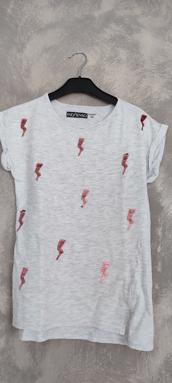 Lot 3 Tee-shirts manches courtes 12 ans - photo numéro 2