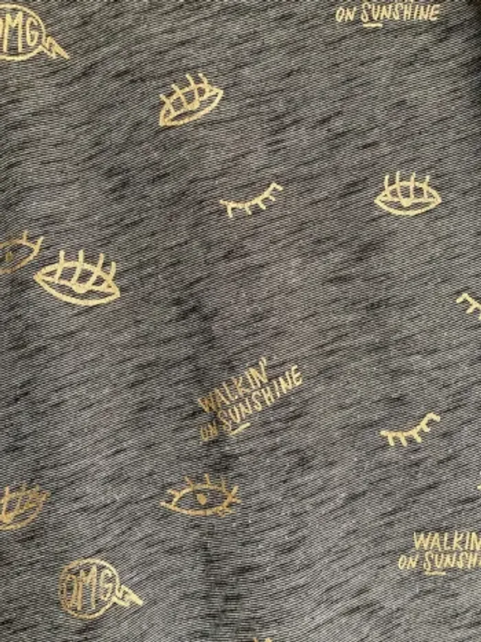 Ensemble fille CKS 8 ans t-shirt + jupe gris doré - photo numéro 7