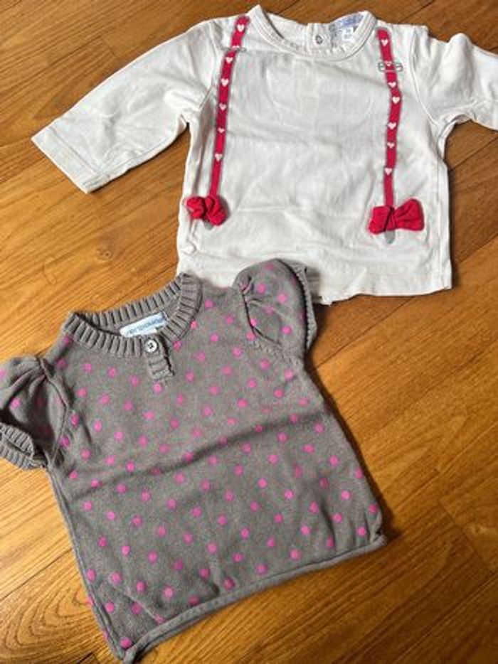 Lot de tee shirts 3 mois Automne hiver - photo numéro 4