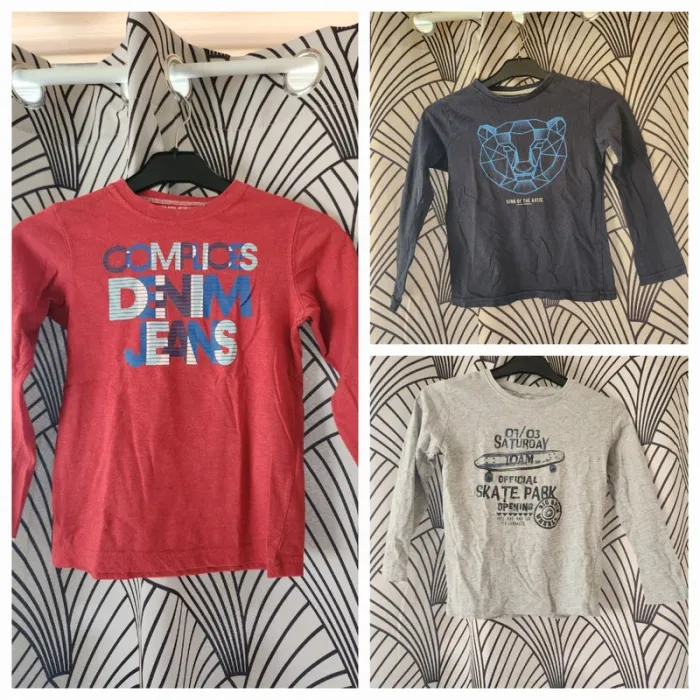 Lot tee-shirt manches longues