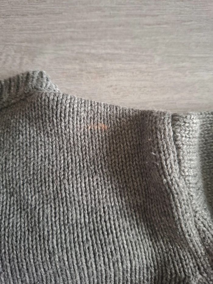 Gilet gris 18 mois - photo numéro 5